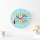 ヴィンテージロングボード ラージ壁時計 (ホーム)