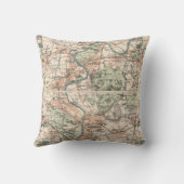 ヴィンテージロンドンの地図 クッション (裏面)