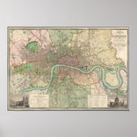 ヴィンテージロンドンの地図