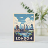 ヴィンテージロンドンイギリスブリティッシュ・ランドマークタクル ポストカード