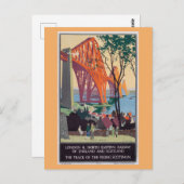 ヴィンテージロンドンイングランドスコットトレイントラベル ポストカード (正面/裏面)