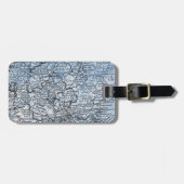 ヴィンテージロンドンイングランド地域地図と旅行 ラゲッジタグ (正面横)