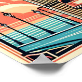 ヴィンテージロンドンイングランド旅行ポスター ポスター (角)