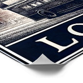 ヴィンテージロンドンイングランド旅行ポスター ポスター (角)