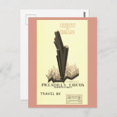 ヴィンテージロンドンイングランド英国博物館旅行 ポストカード (正面/裏面)