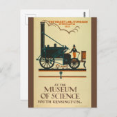 ヴィンテージロンドンイングランド英国科学旅行 ポストカード (正面/裏面)