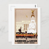 ヴィンテージロンドンイングランド英国観光旅行 ポストカード (正面/裏面)