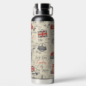 ヴィンテージロンドンウォーターボトル ウォーターボトル (背面)