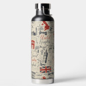 ヴィンテージロンドンウォーターボトル ウォーターボトル (左面)