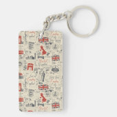 ヴィンテージロンドンキーチェーン キーホルダー (裏面)