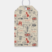 ヴィンテージロンドンギフトラベル ギフトタグ (正面)
