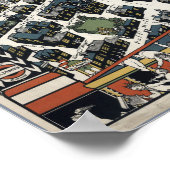 ヴィンテージロンドンシアターランドの地図1915 ポスター (角)