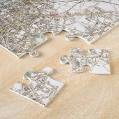 ヴィンテージロンドンシティプランオールドアンティーク ジグソーパズル (側面)