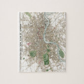 ヴィンテージロンドンシティプランオールドアンティーク ジグソーパズル (縦)