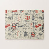 ヴィンテージロンドンジグソーパズル ジグソーパズル (横)