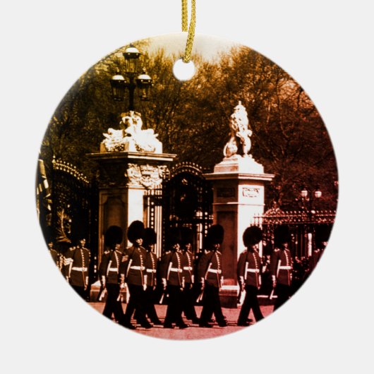 ヴィンテージロンドンチェンジガードバッキンガムパレス セラミックオーナメント (正面)