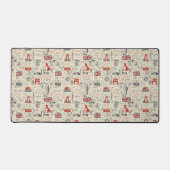 ヴィンテージロンドンデスク デスクマット (正面)