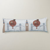 ヴィンテージロンドントラベルシーン ボディピロー (裏面)