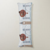 ヴィンテージロンドントラベルシーン ボディピロー (正面縦)