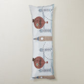 ヴィンテージロンドントラベルシーン ボディピロー (裏面 (縦))