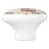 ヴィンテージロンドンノブ セラミックノブ (側面)