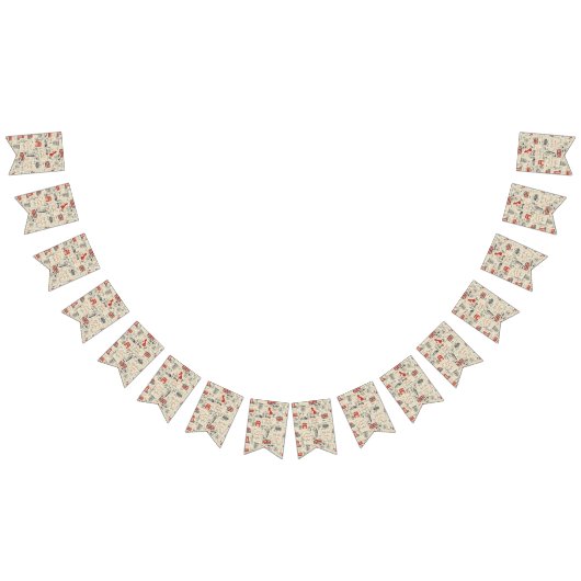 ヴィンテージロンドンバナー バンティングフラッグ (全)