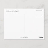 ヴィンテージロンドンバンクオブイングランドアンティーク ポストカード (裏面)