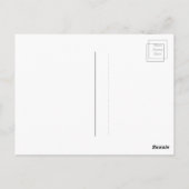 ヴィンテージロンドンパリ鉄道旅行広告 ポストカード (裏面)