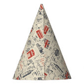 ヴィンテージロンドンパーティーハット パーティーハット (裏面)