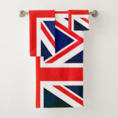 ヴィンテージロンドンファッションイギリス国旗のユニオンジャック バスタオルセット