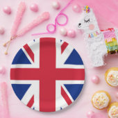 ヴィンテージロンドンファッションイギリス国旗のユニオンジャック ペーパープレート (パーティー)