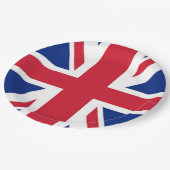 ヴィンテージロンドンファッションイギリス国旗のユニオンジャック ペーパープレート (アングル)