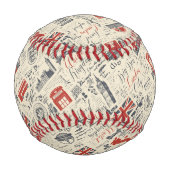 ヴィンテージロンドンベースボール 野球ボール (裏面)
