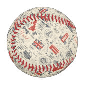 ヴィンテージロンドンベースボール 野球ボール (正面左)