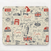 ヴィンテージロンドンマウスパッド マウスパッド (正面)