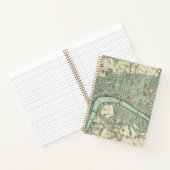 ヴィンテージロンドンマップラインノートブック ノートブック (内部)