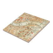 ヴィンテージロンドンリバーテムズマップアクセサリー&ギフト タイル (側面)