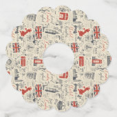 ヴィンテージロンドンワインラベル ワイングラスタグ (裏面)