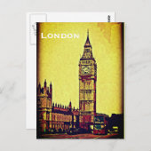 ヴィンテージロンドン旅行観光はがき ポストカード (正面/裏面)