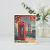 ヴィンテージロンドン旅行 ポストカード (スタンド正面)