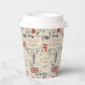 ヴィンテージロンドン紙カップ 紙コップ (右)