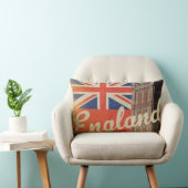 ヴィンテージロンドン装飾用クッション ランバークッション (椅子)