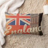 ヴィンテージロンドン装飾用クッション ランバークッション (ブランケット)