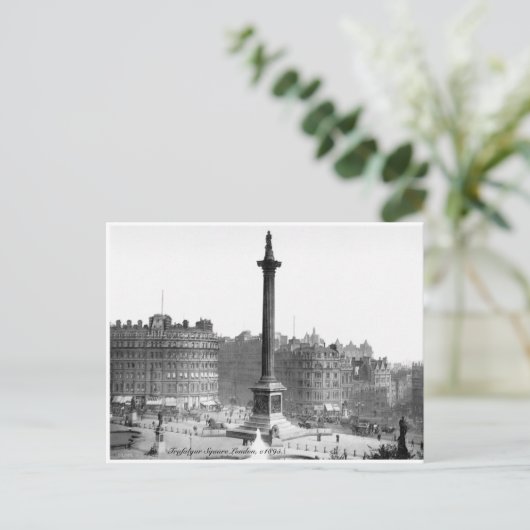 ヴィンテージロンドン通りシーントラファルガースクエア ポストカード (スタンド正面)