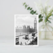 ヴィンテージロンドン、ビッグベン、ウェストミンスター橋 ポストカード (スタンド正面)