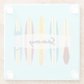 ヴィンテージロンボード ガラスコースター (裏面)