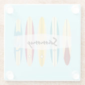 ヴィンテージロンボード ガラスコースター (裏面)