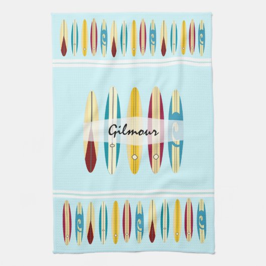 ヴィンテージロンボード キッチンタオル (縦)