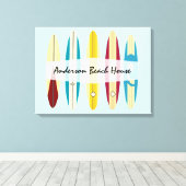 ヴィンテージロンボード キャンバスプリント (インサイチュ (ウッドフロア))