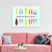 ヴィンテージロンボード キャンバスプリント (インサイチュ (リビング))